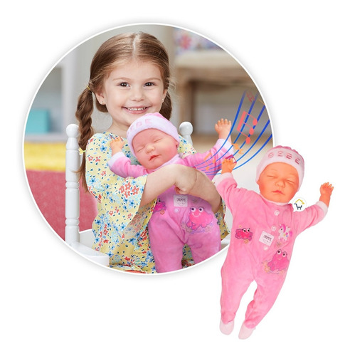 Muñeca Bebé Canciones Didáctica Peluche Luces Infantil 765rs