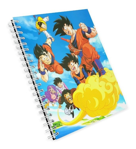 Dragon Ball Z Anime Libreta De Dibujo Pasta Dura Goku Gohan