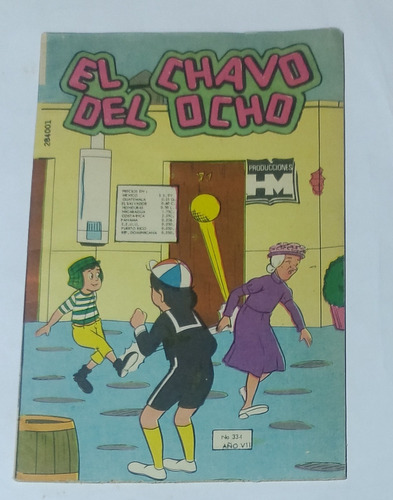 El Chavo Del Ocho 334 Antiguos Comics 
