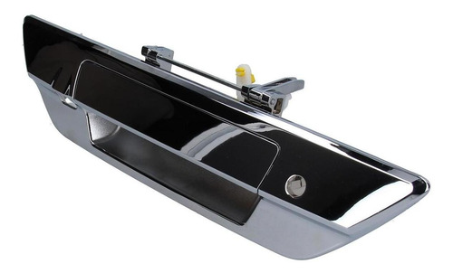 Imagen 3 de 4 de Manija De Porton Cromado Con Agujero Trasero Hilux 16/19