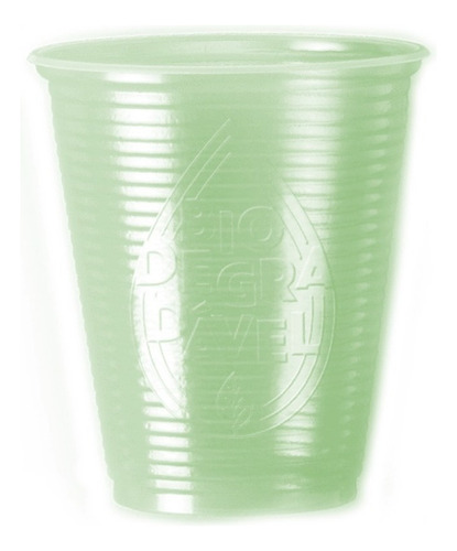 Copo De Plástico Biodegradável 300ml C/ 1000un Cristalcopo