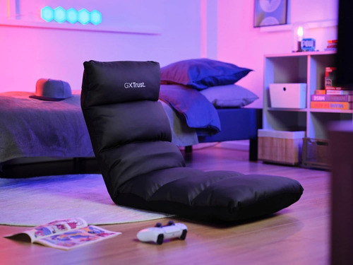 Silla Gamer Para Suelo Trust Gxt718 Rayzee Black Diginet Color Negro Material Del Tapizado N/a
