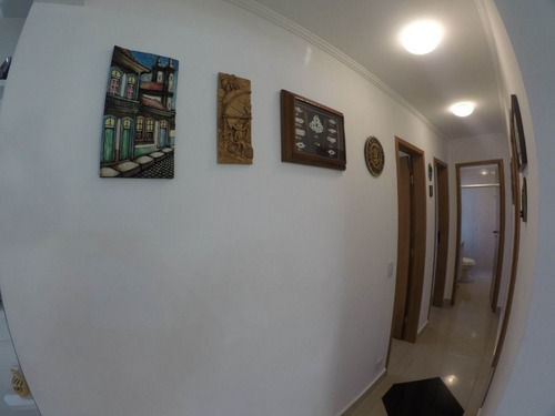 Apartamento Com 3 Dormitórios À Venda, 103 M² Por R$ 640.000,00 - Canto Do Forte - Praia Grande/sp - Ap2085