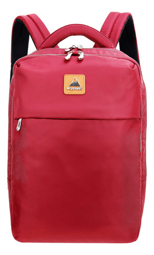 Backpack Skypeak 15.6 Pulgadas Color Granada Cta-115po Color Rojo Diseño de la tela Poliéster