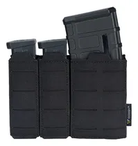 Comprar Porta Cargador Táctico Triple 9mm 556 Militar Molle Idogear Color Negro