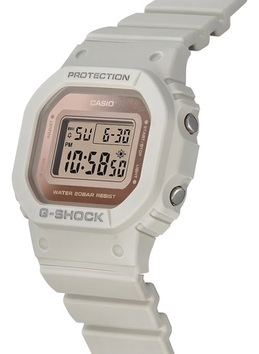 Reloj Casio G-shock GMD-S5600-8dr Color de correa gris Color de bisel gris Color de fondo marrón