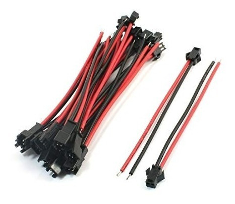 Imagen 2 de 6 de Set Conector Macho- Hembra Con Cable Para Unir Tiras Led