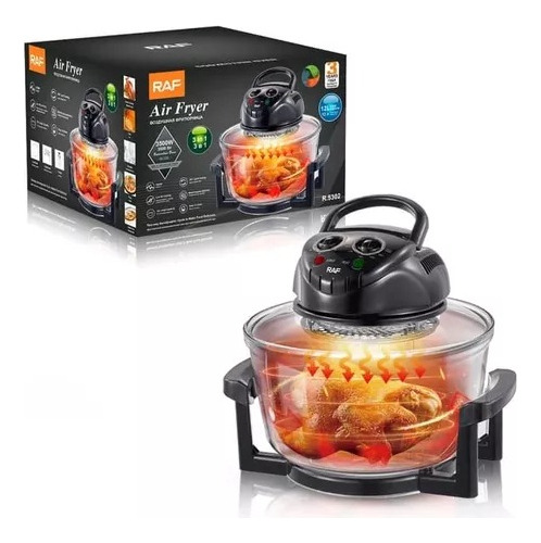 Horno Freidora De Aire Halogena Cesta Antiadherente Horno Co