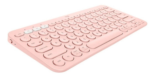 Imagen 2 de 2 de Teclado Logitech K380 Inalámbrico Bluetooth 10m Rosado