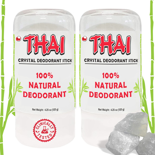 Desodorante De Cristal Tailandés De Piedra Natural Sin Per.