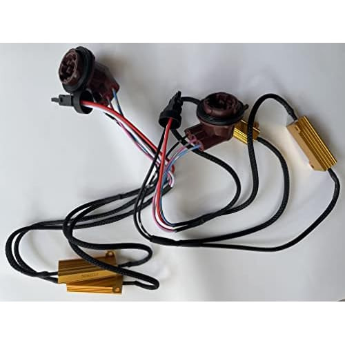 2 Piezas De Resistencias De Carga Led 3157 4157 De 50w ...