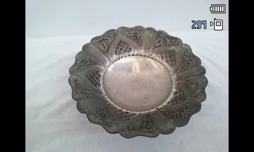 Centro De Mesa En Metal (Usado)