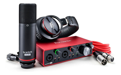 Focusrite Scarlett 2i2 Studio 3rd Gen Usb Audio Interfac Jjj