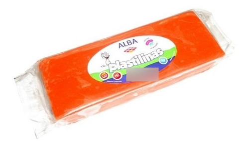 Imagen 1 de 1 de Plastilina Alba 250g. Naranja