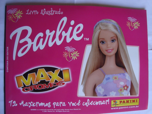 Álbum Barbie Maxi Cromos Panini Completo 2001