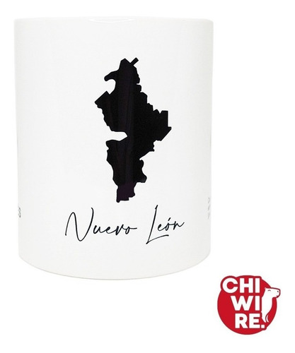 Imagen 1 de 3 de Taza Regalo Decorada Sublimacion Nuevo Leon Chiwire