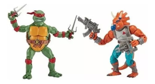 Set Tmnt De Playmates: Leo, Ralph, Triceraton Y Rocksteady