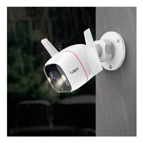 Imagen 2 de 3 de Camara De Seguridad Ip De Exterior Tp Link Tapo C320ws Wifi Con Alarma Resolucion 2k Control De Voz 128gb Almacenamiento