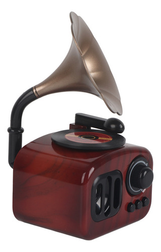 A Tocadiscos Retro Gramophone Classic De Vinilo Con Sonido