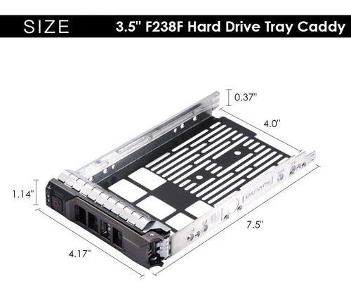 Bandeja De Disco Duro Compatible Servidores Dell Poweredge R