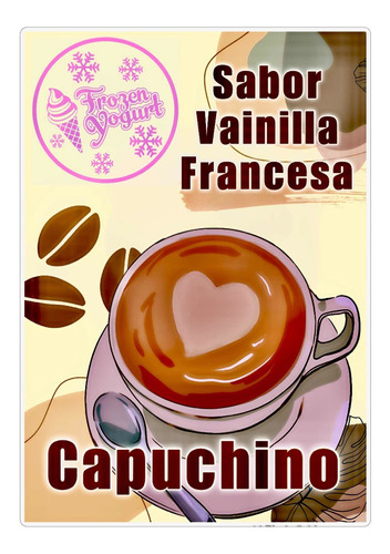 Café Capuchino Polvo De 1kg Original-vainilla Francesa-moka