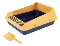 Comprar Arenero Para Gato Higiene Gatos Caja De Arena Para Gatos Color Amarillo Azul