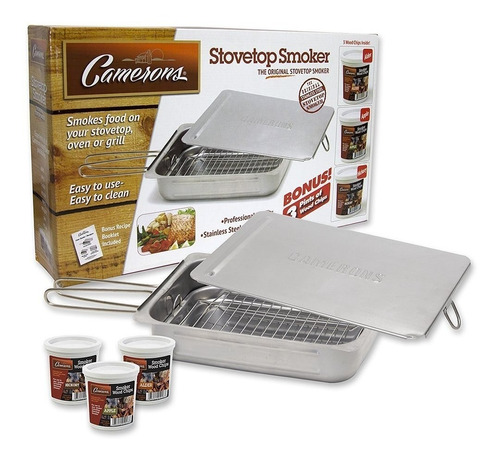 Ahumador Camerons Stovetop Smoker. Increible!!