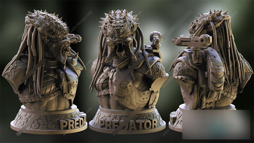 Predator Busto Stl Para Impresion 3d 