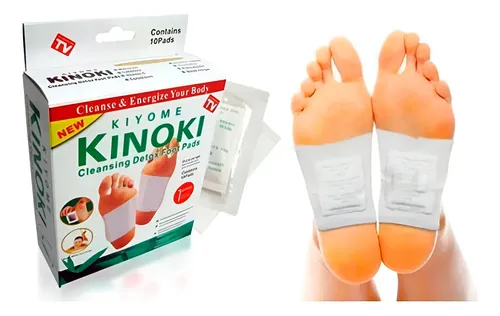 Parches Detox Kinoki Para Pies Desintoxificación Pack 200