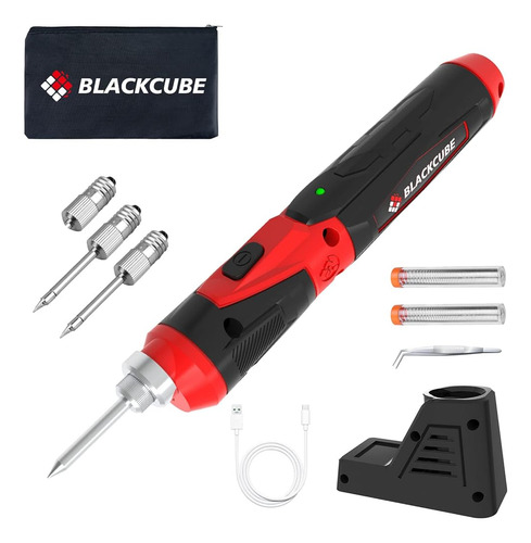 Soldador Inalámbrico Blackcube 4v, Kit De Soldadura Con Bate