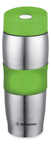 Termo De Viaje Westinghouse De Acero Inoxidable 480ml Color Verde