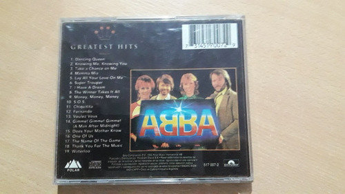 Cd Abba Gold Greatest Hits Año: 1992