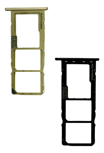 Bandeja Gaveta Chip Sim Card Compatível Moto G7 Play Xt1952 Cor Dourado