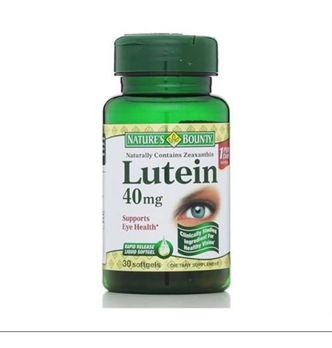 Luteina 40mg 30 Cápsulas De Gel (2 Frascos) Nature's