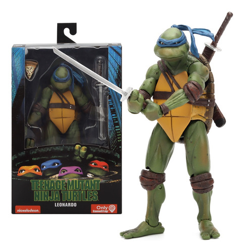 Teenage Mutant Ninja Turtles Tmnt Leonardo Figura Juguete 