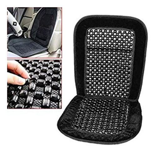 Sobre Asiento Bolita Borde Pana Negro