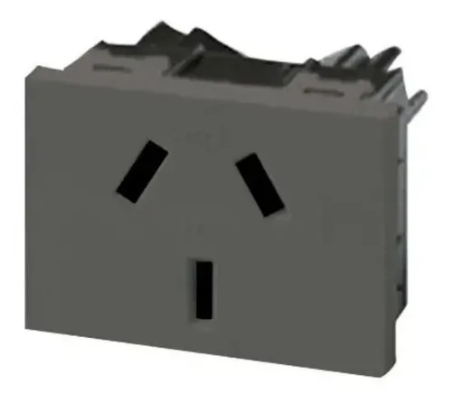 Modulo Cambre Toma De 20 Amp Simple Gris Codigo 7915