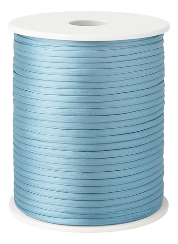 Cordon Cola De Rata 2mm 100%poliester Rollo 100 Mts Color Azul Bebé