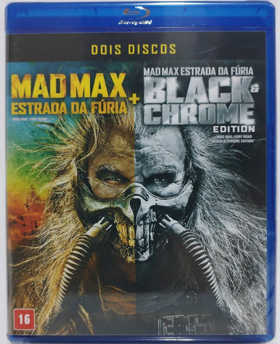 Blu-ray Mad Max - Estrada Da Fúria + Black Chrome Edit Novo