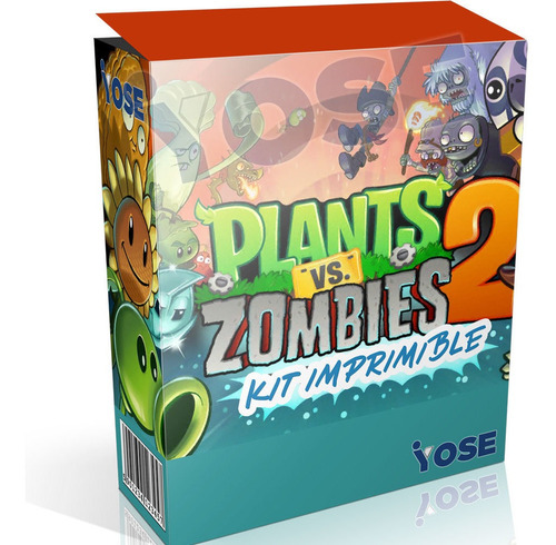Kit Imprimible Plantas Vs Zombies 2 + ¡envío En El Acto!