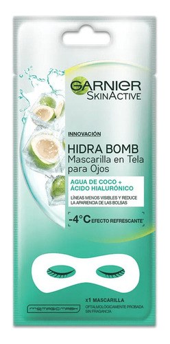 Mascarilla Garnier Skin Active Coco En Tela Ojos Antifaz