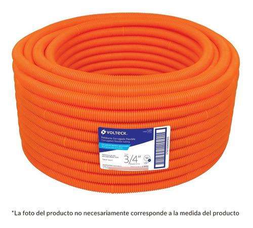 Poliducto 1/2 Corrugado Flexible Sin Guía Rollo 100 Metros