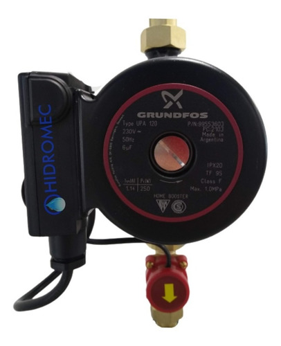 Imagen 1 de 10 de Bomba Presurizadora Grundfos Upa 120-180 Para 4 Baños Ducha