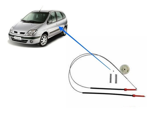 Reparo Maquina Vidro Eletrica Scenic Renault Dianteira Todas