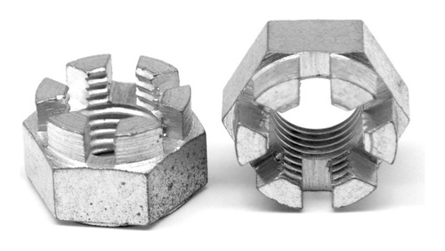 9 16-18 Hilo Fino Grado 5 Hexagonal Castillo Tuerca Medio Pk