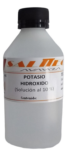 Potasio Hidroxido Solucion Al 10% P/v X 250 Ml - Salttech