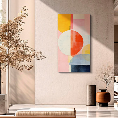 Cuadros Canvas Collage Arte Abstracto Color Paper Decorativo