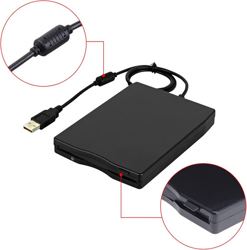 Lector De Disquetes, Unidad De Disquetes Externa Usb De 3...