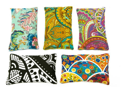 5 Almohadillas Semillas De Lino Y Lavanda Regalo Empresarial