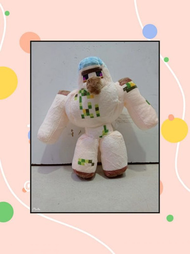 Peluche Mediano 20 Cm Varios Personajes Minecraft Enderman Golem